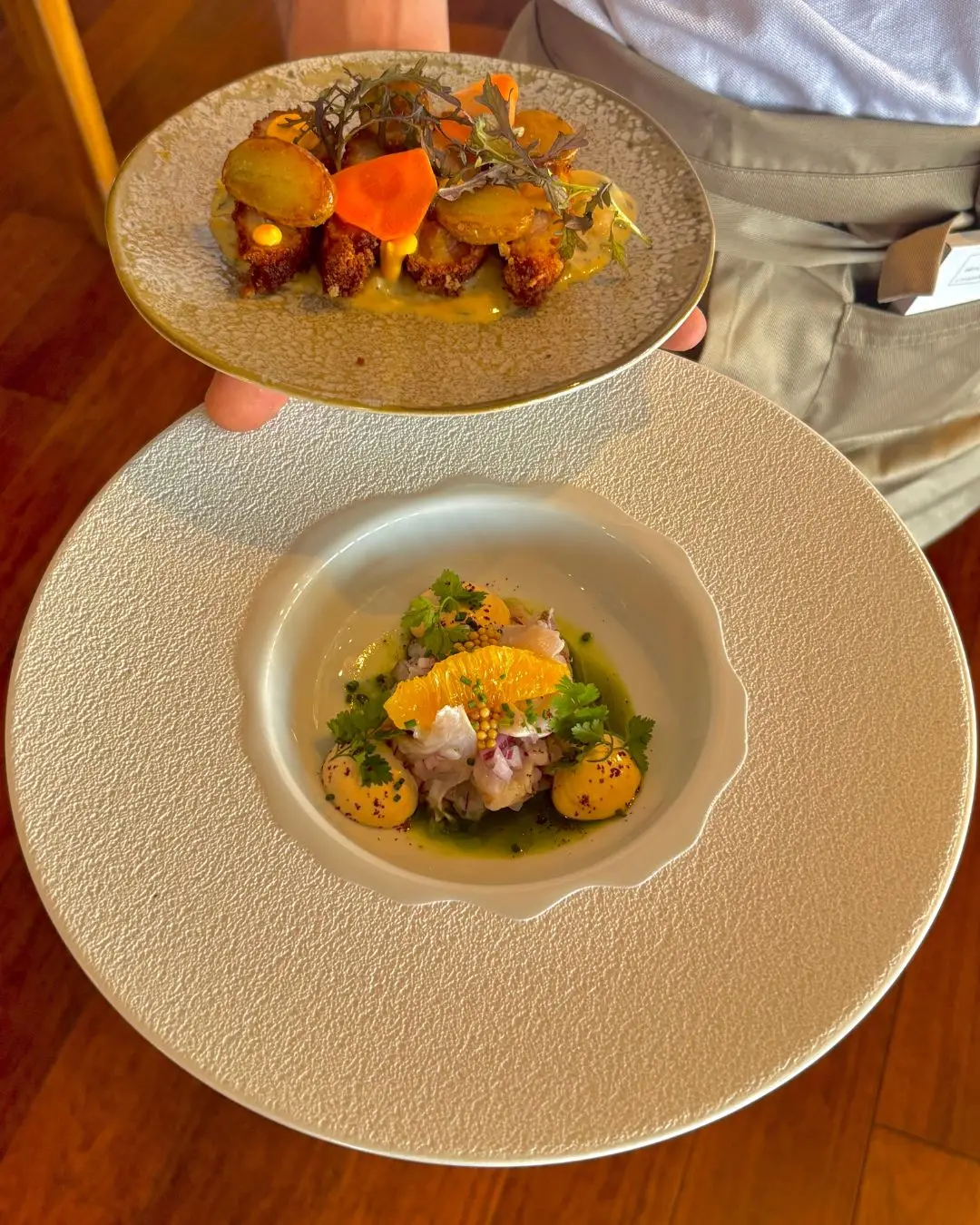 Plats Chef Restaurant La Nautique Marseille